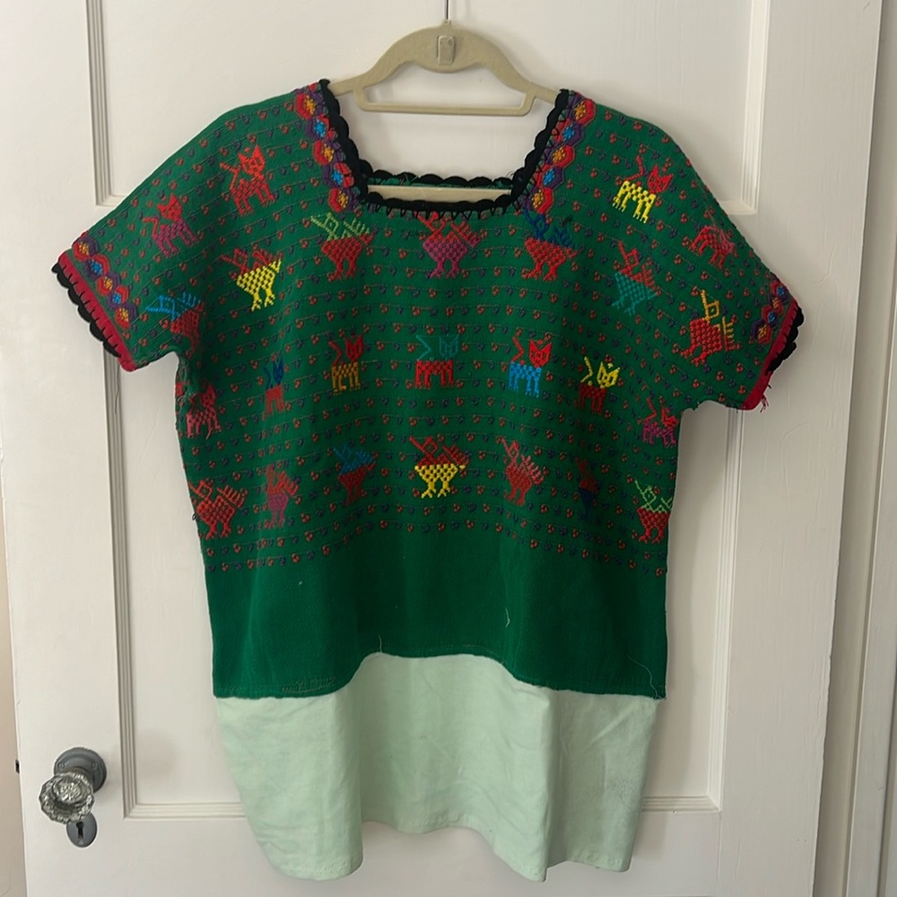 Guatemalan Folk Art Woven Shirt